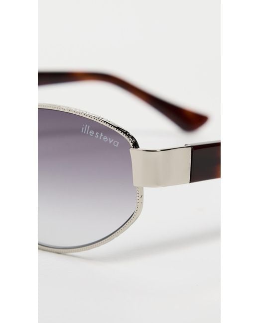 Illesteva Black Bellagio A Sunglasses