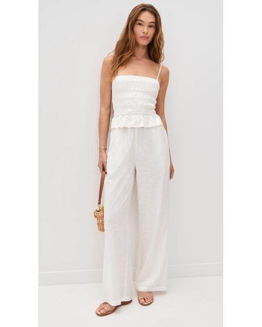 Solid & Striped White The Delta Top