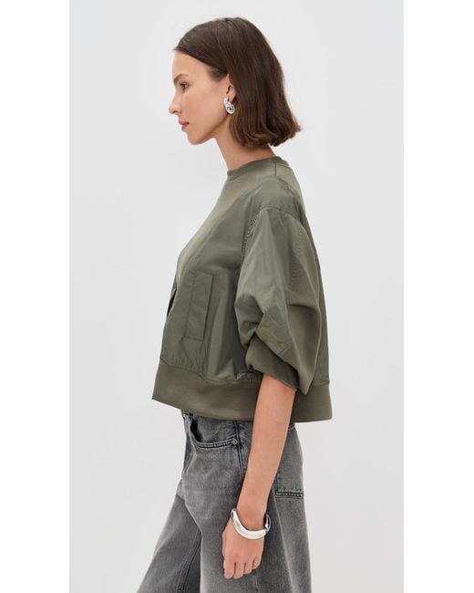 MEIMEIJ Green Combo Cropped Top