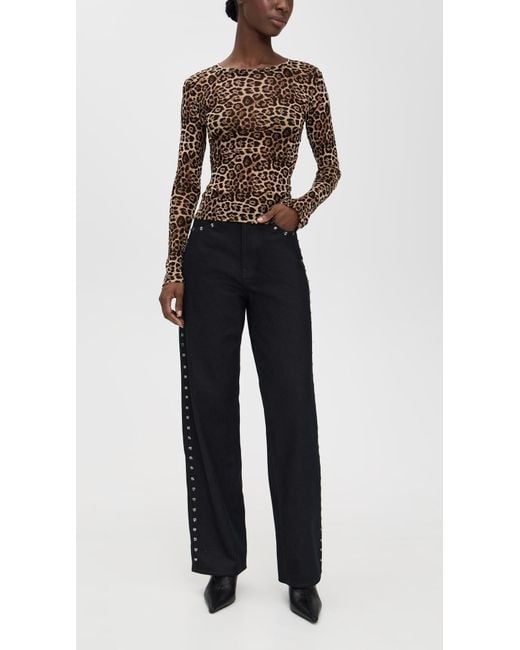 DL1961 Black Kaylen Soft Curve High Rise Jeans