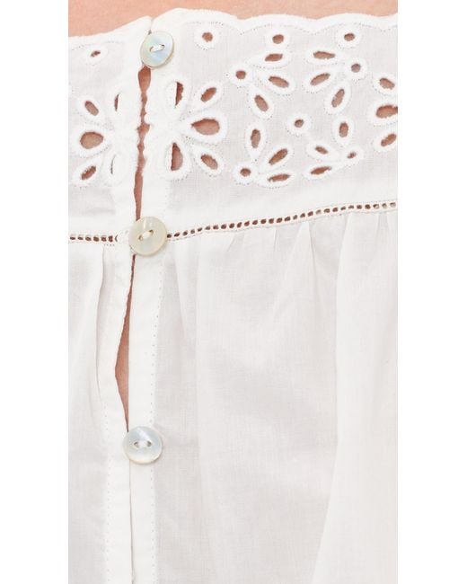Rails White Noemi Top