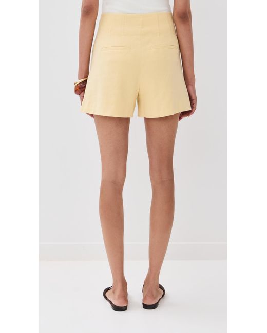Veronica Beard Natural Brit Shorts