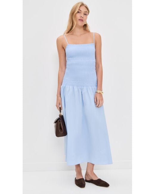 Solid & Striped Blue The Vida Dress