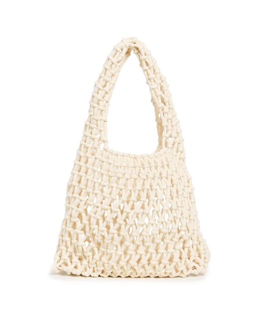 Hat Attack Natural Lizzie Cotton Mini Bag