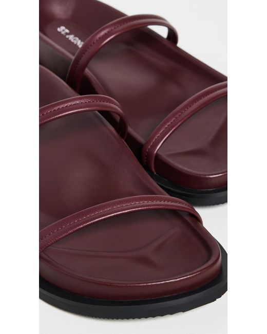 St. Agni Multicolor Fine Double Strap Slides