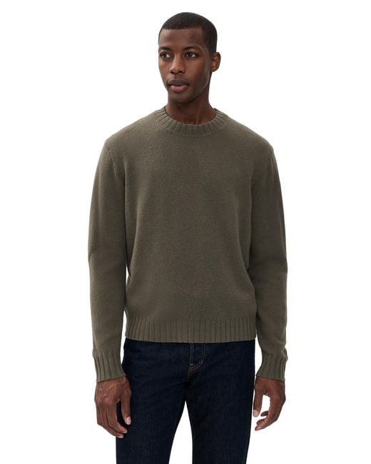 Madewell Black Set Wool Crew Sweater for men
