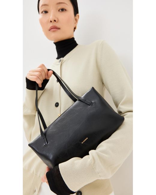 Jil Sander Black Goji Pillow Handle Small Bag