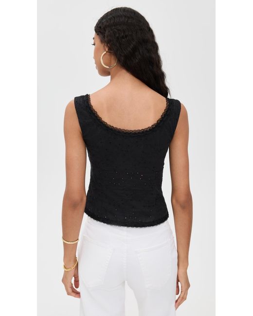 Staud Black Lou Top