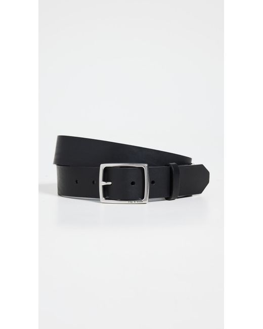 Rag & Bone Black Rugged Belt for men