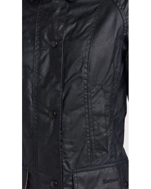 Barbour Black Beadnell Wax Jacket