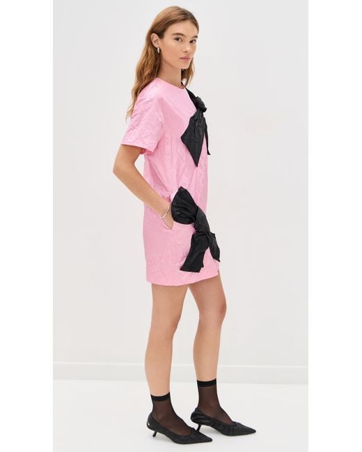msgm pink ruffle dress MSGM Pink Ruffle Dress