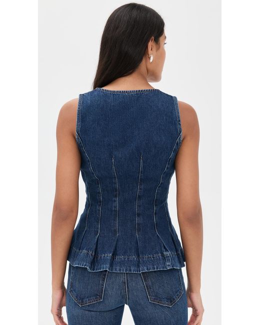 ALIGNE Blue Valentina Denim Top