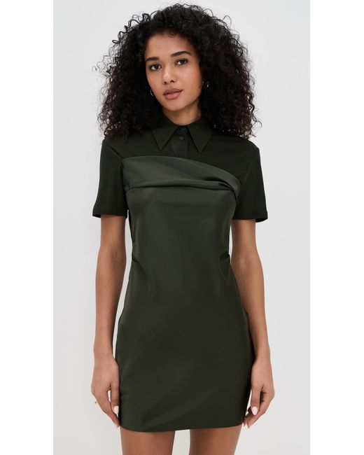 Nanushka Black Heceta Dress