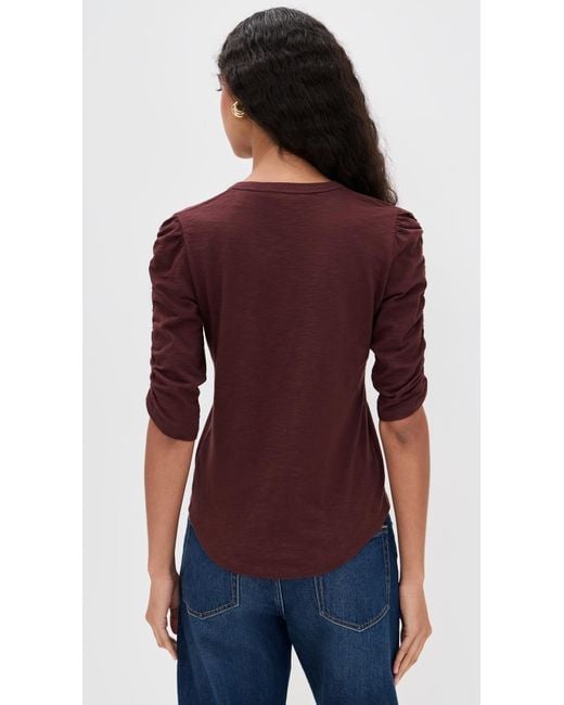 Veronica Beard Purple Waldorf Tee