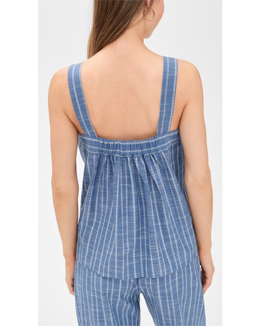 HATCH Blue The Yasmine Top