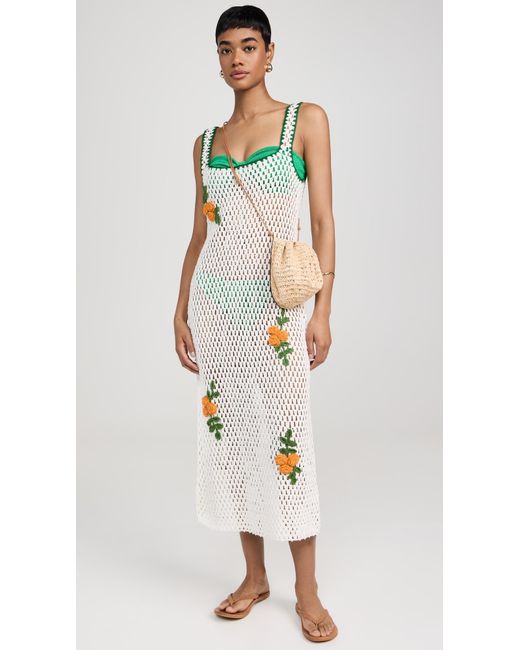 RHODE Multicolor Alva Dress Arigold Crochet