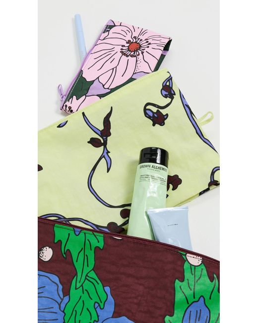 Baggu Black Go Pouch Set