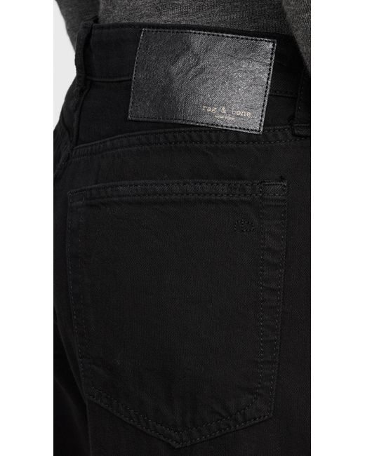 Rag & Bone Black Featherweight Logan Jeans