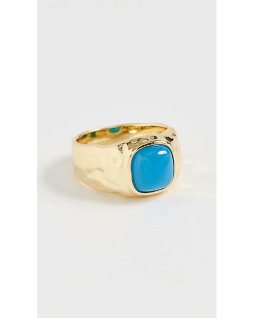 Luv Aj Blue The Valencia Statement Ring