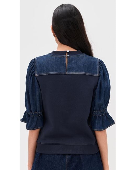 Cinq À Sept Blue Blake Top