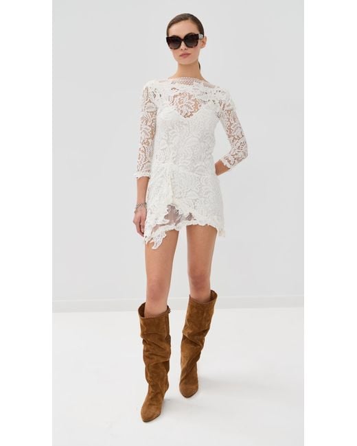 Isabel Marant Rubiana Dress in White | Lyst