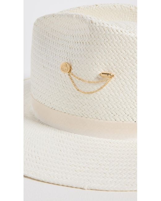 Freya White Wanderer Packable Straw Hat