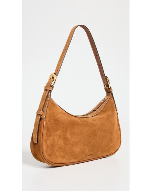 Staud Brown Pine Shoulder Bag