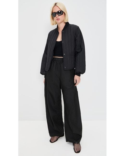 Rains Black Banja Liner Bomber W Jacket T1