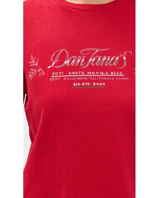 Re/done Red Dan Tanas Classic Tee