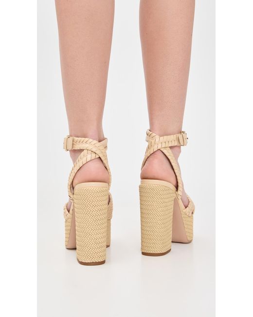 SCHUTZ SHOES Natural Khari Platform Heels