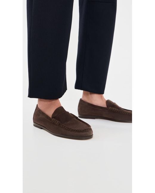 Common Projects Brown Suede Loafers