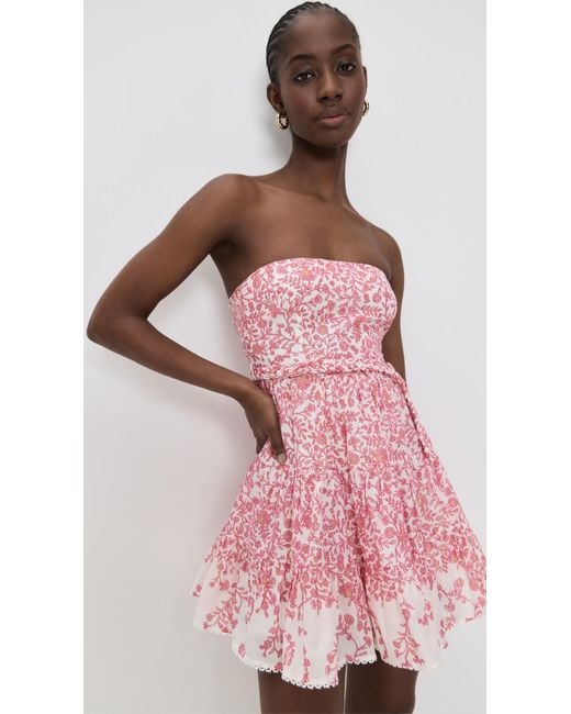 christine pink dress Bandeau Dress Christine