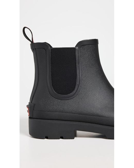 Hunter Black Orford Booties for men