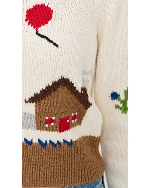 Mother Blue The Shrunken Pullover