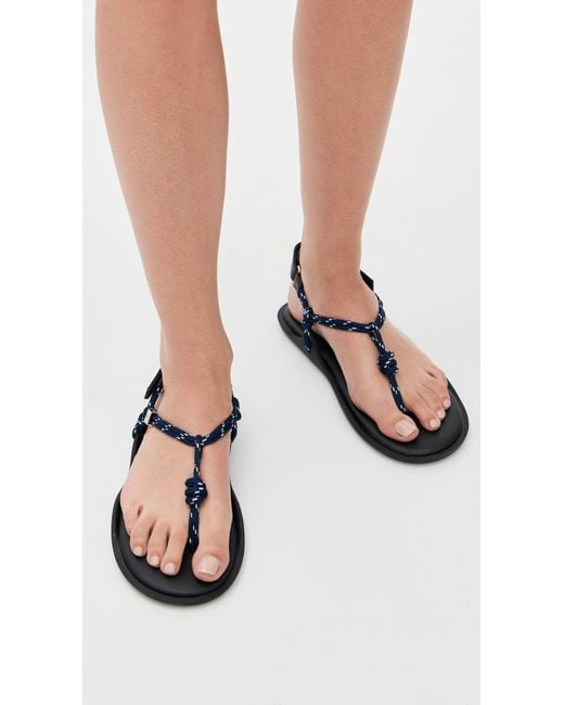 FLOWZE Black Flo Rope Sandals