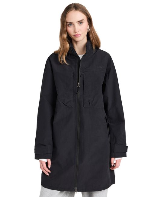 The North Face Black 66 Tech Trench Tnf Back