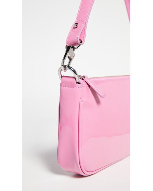 Rachel leather handbag By Far Pink in Leather - 32431716