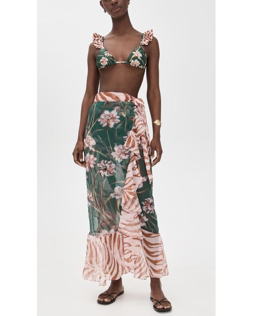 PATBO Green Botanic Retro Bikini Top