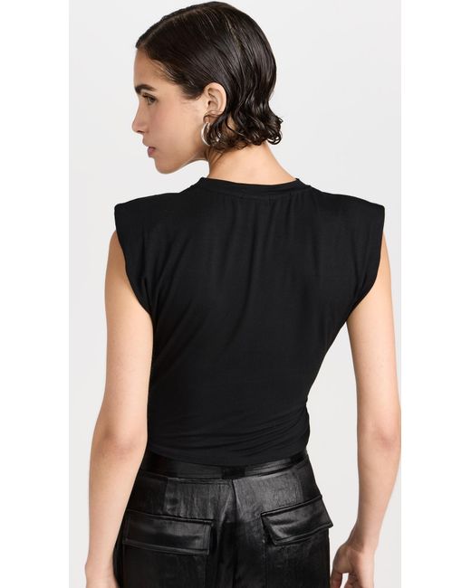 Jonathan Simkhai Black Estelle Top
