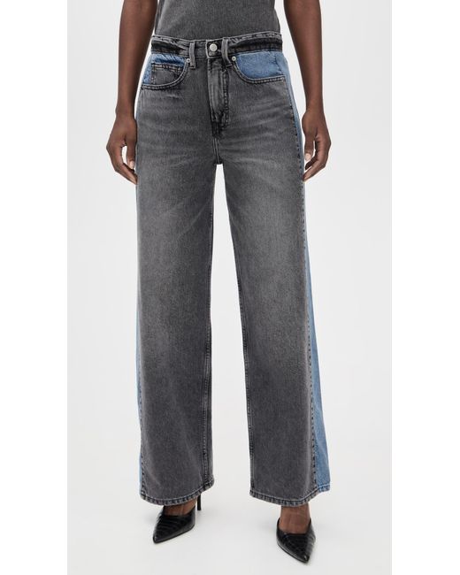 GOOD AMERICAN Black Good Standard Baggy Jeans