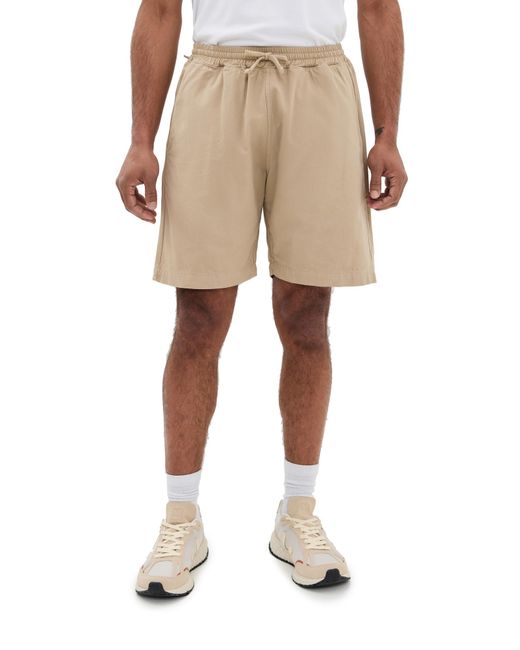 Universal Works Natural Simple Shorts for men