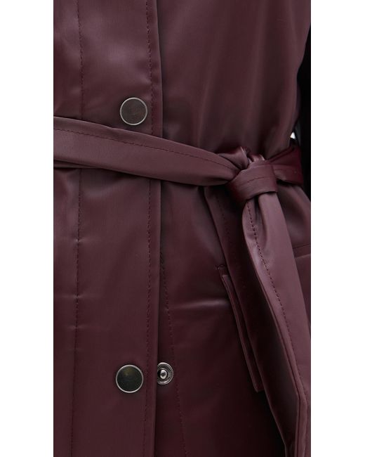 Rains Red Curve Jacket