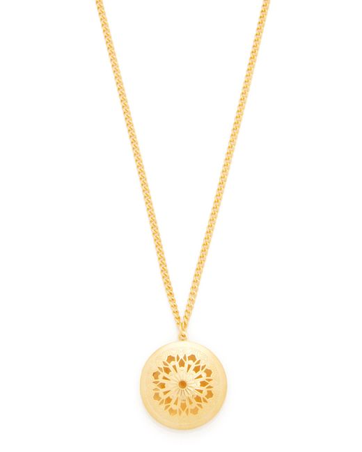 Ben-Amun Simple Gold Locket Necklace in 
