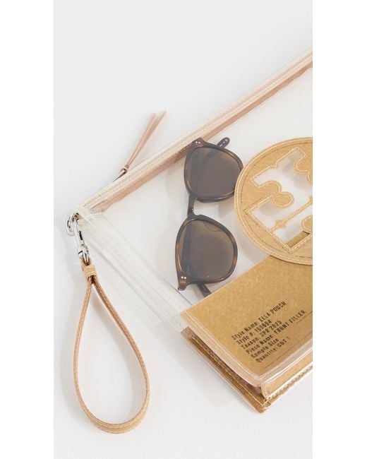 Tory Burch White Ella Pouch
