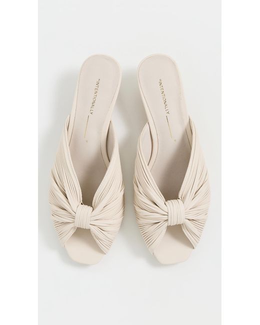 INTENTIONALLY ______ Natural Curfew Sandals