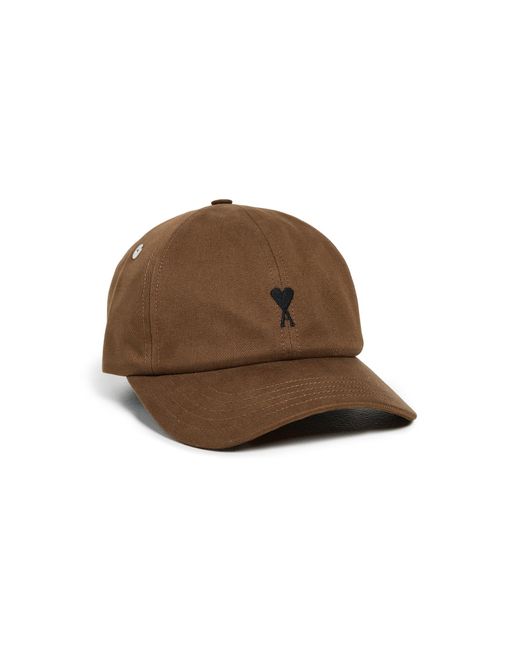 AMI Brown Adc Cotton Cap for men