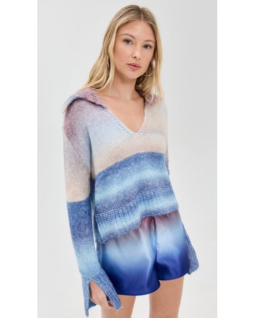 Solid & Striped Blue The Lola Pullover
