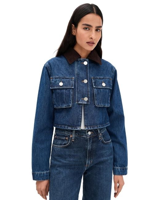 ALIGNE Blue Ethan Denim Jacket