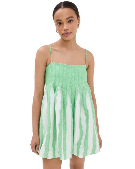 Jonathan Simkhai Green Kiki Mini Dress