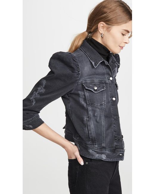retroféte Black Ada Denim Jacket